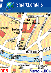 Vienna city map - Smartcomgps