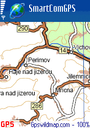 Czech map - Smartcomgps