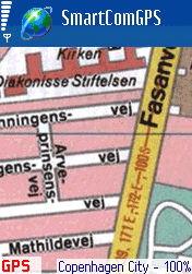 Copenhagen city map - SmartcomNavigator