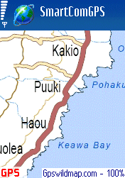 Maui isl. map - Smartcomgps