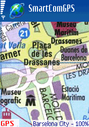 Barselona city map - SmartcomNavigator