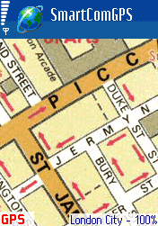 London city map - Smartcomgps