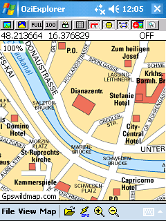 Vienna city map - Oziexplorer
