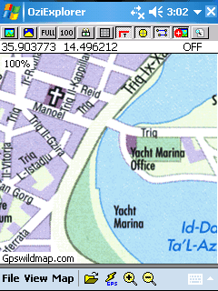 Valletta city map - Oziexplorer