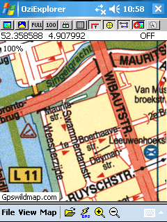 Amsterdam city map - Oziexplorer