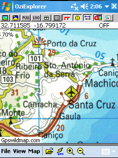 Madeira road map - Oziexplorer
